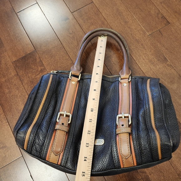 Burberry brown leather alchester bowler bag in leather - Picture 12 of 16